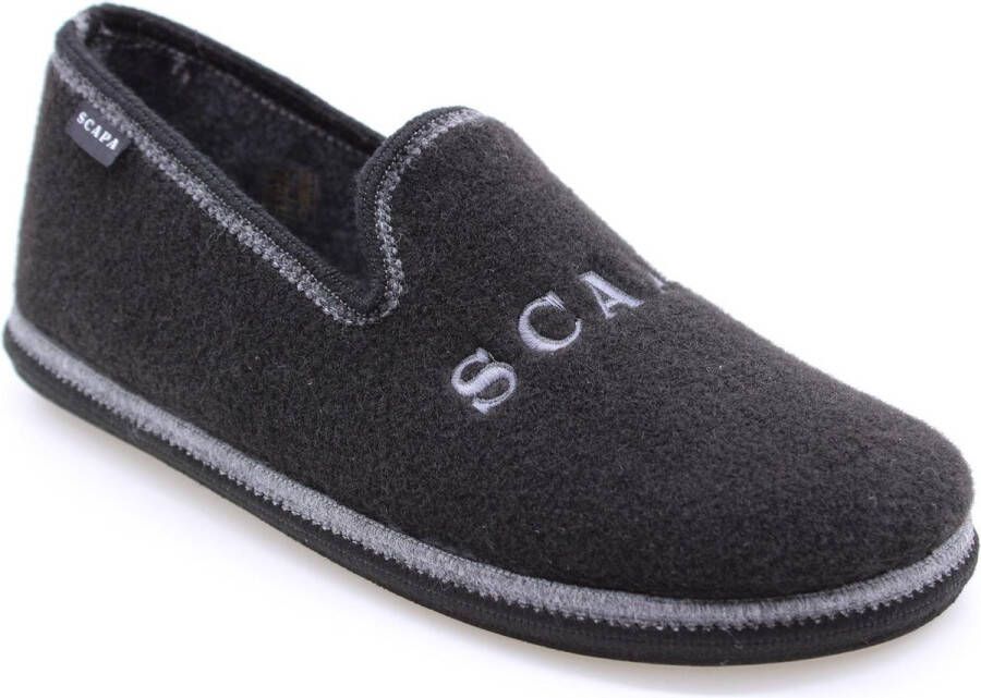 Scapa Pantoffel Zwart Mannen