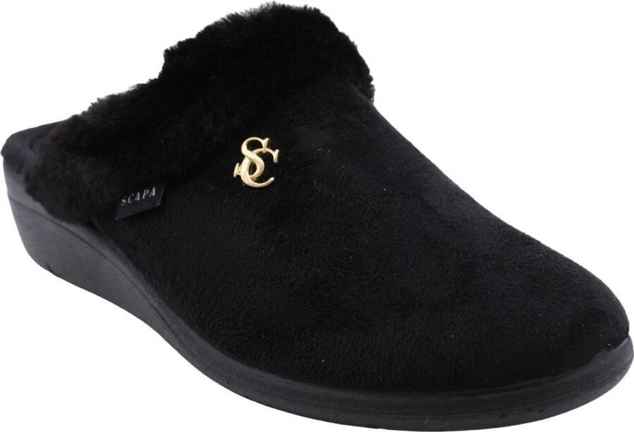 Scapa Pantoffels Zwart Vrouwen - Foto 4