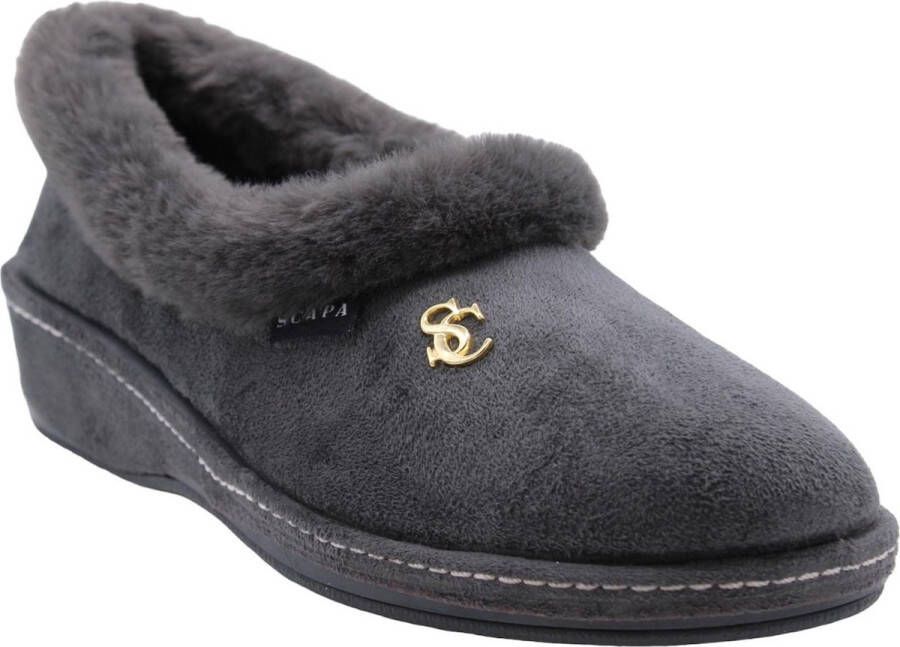 Scapa Pantoffels Grijs Vrouwen