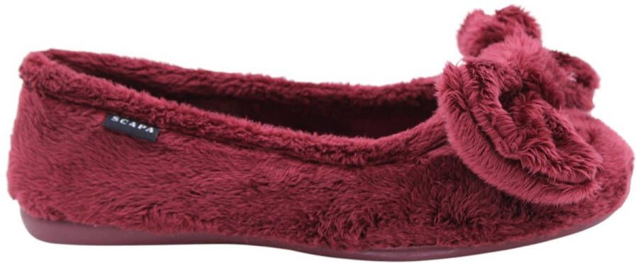 Scapa Pantoffels Rood Vrouwen
