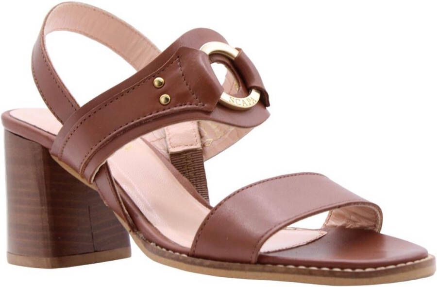 Scapa High Heel Sandals Brown Dames