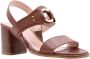 Scapa Elegant High Heel Sandals Brown Dames - Thumbnail 3