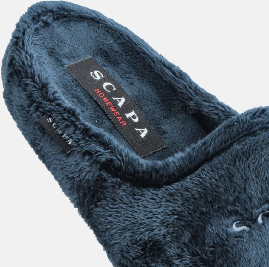 Scapa Dames Pantoffel Blauw