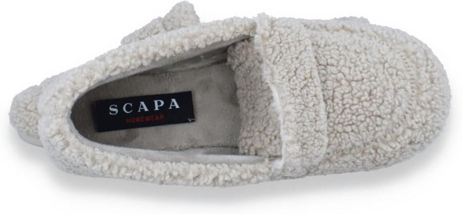 Scapa Dames Pantoffel Piedra Beige