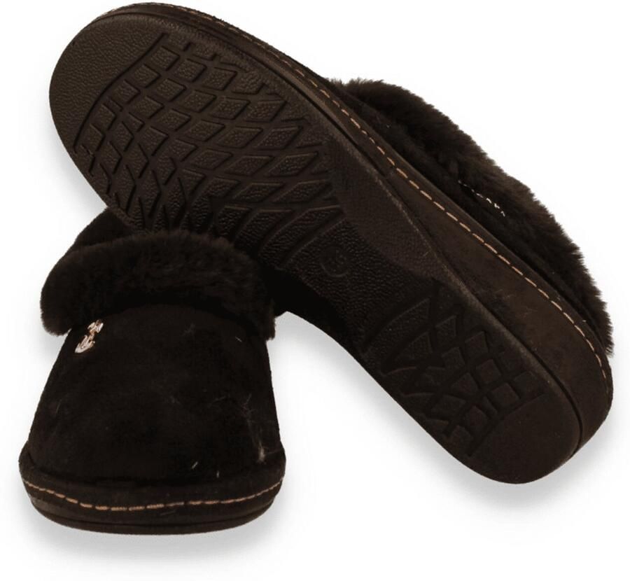 Scapa Dames Pantoffel Zwart