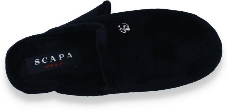 Scapa Dames Pantoffel Zwart