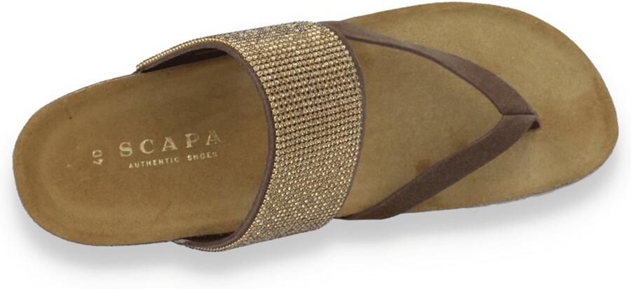 Scapa Dames Slipper Bruin