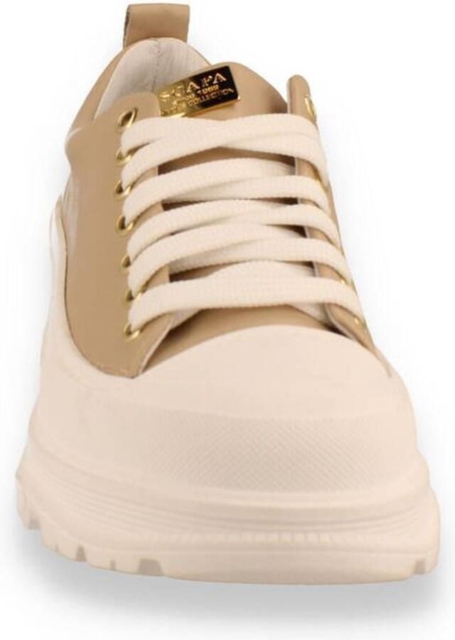 Scapa dames sneaker Medison BEIGE - Foto 3