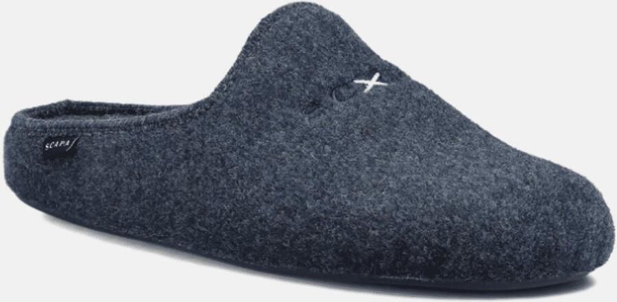 Scapa Heren Pantoffel Blauw - Foto 4