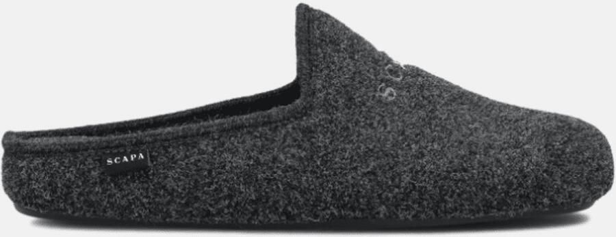 Scapa Heren Pantoffel Grijs Grau
