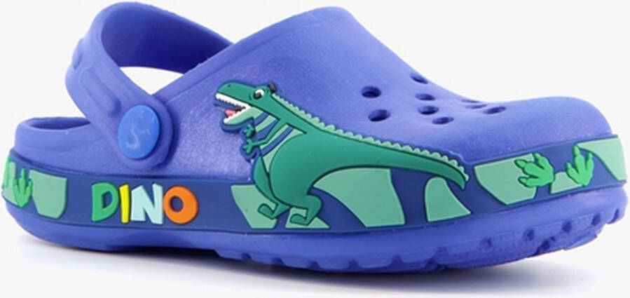 Scapino Blauwe kinder klompen met dino Blauw - Schoenen.nl