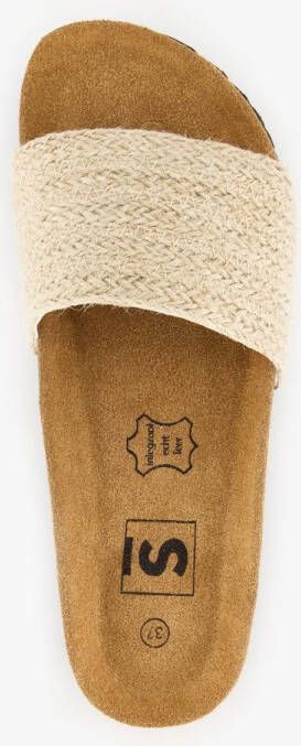 Scapino Dames bio slippers beige