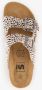 Scapino Dames bio slippers met panterprint beige zwart - Thumbnail 2
