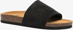Scapino Dames bio slippers zwart Zwart