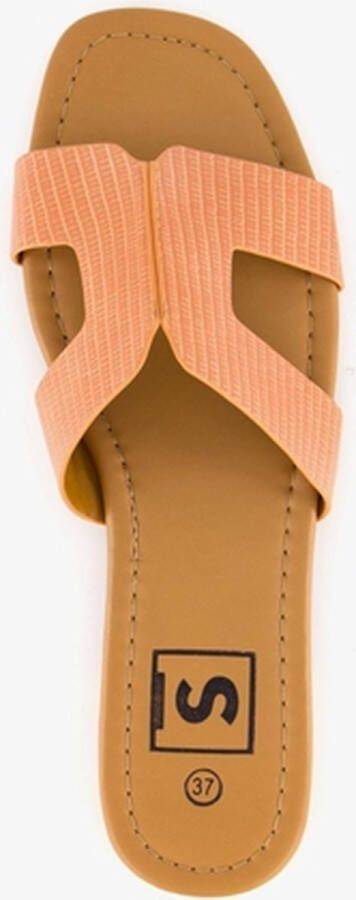 Scapino Dames slippers koraal Oranje