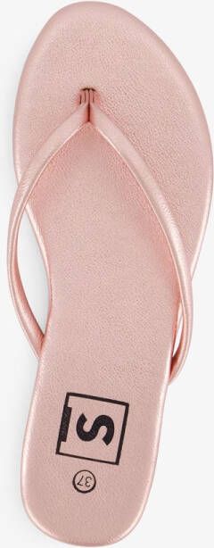 Scapino Dames teenslippers rosé goud
