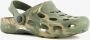 Scapino Groene kinder klompen met camouflage Clogs - Thumbnail 1