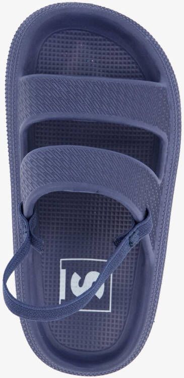 Scapino Jongens badslippers blauw met dikke zolen