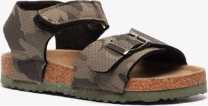 Scapino Jongens bio sandalen met camouflage print Groen