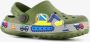 Scapino Kinder klompen groen voertuigen Clogs - Thumbnail 1