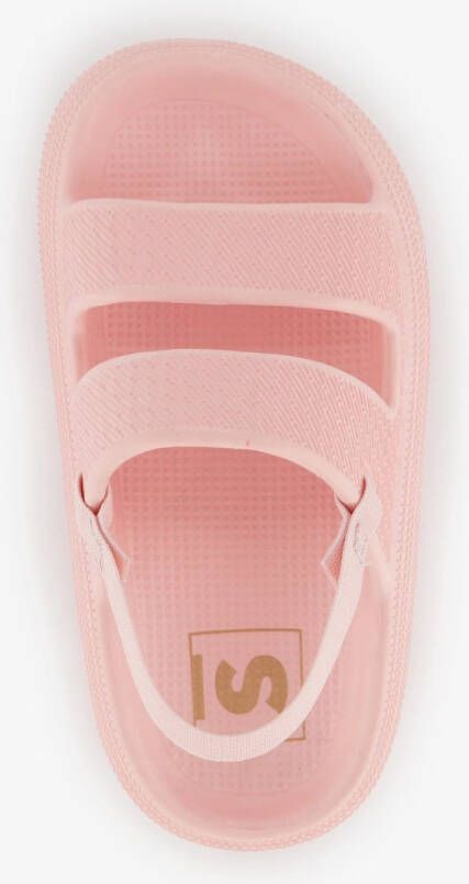 Scapino Meisjes badslippers roze met dikke zolen
