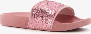 Scapino Meisjes badslippers roze met glitters