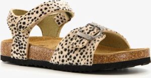 Scapino meisjes bio sandalen met cheetah print Bruin