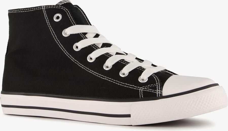 Scapino canvas heren gympen zwart