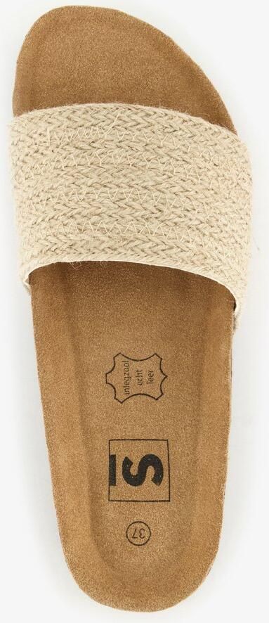 Scapino Dames bio slippers beige