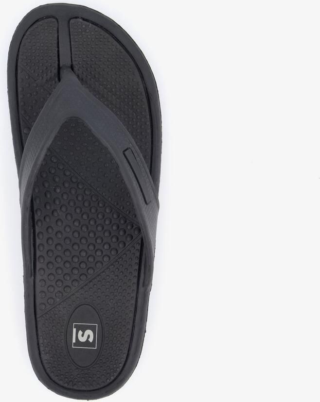 Scapino Dames teenslippers met nopjes voetbed zwart