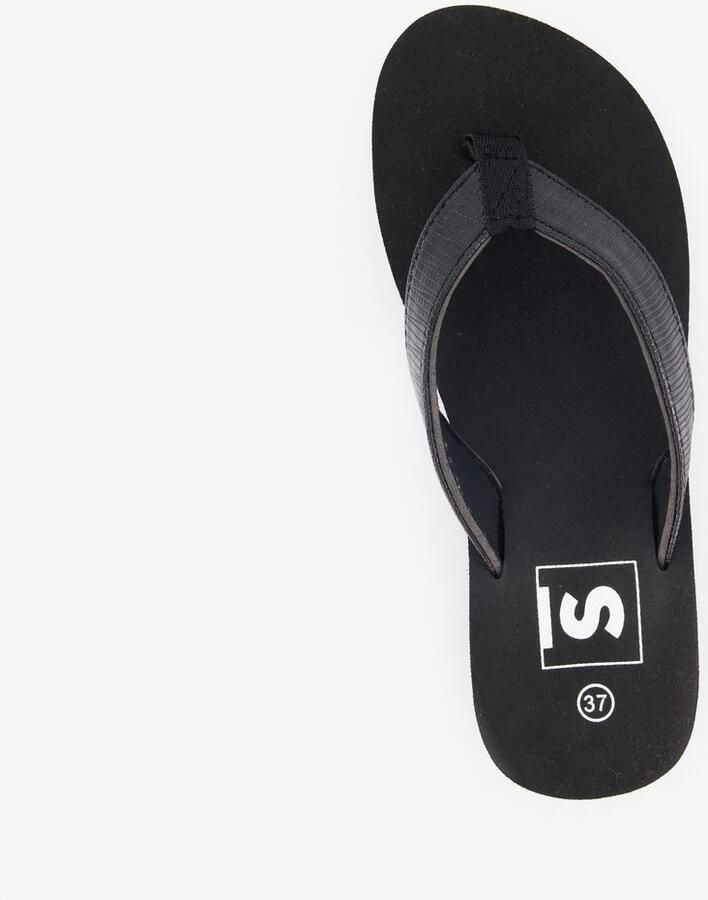 Scapino Dames teenslippers met sleehak zwart - Foto 2