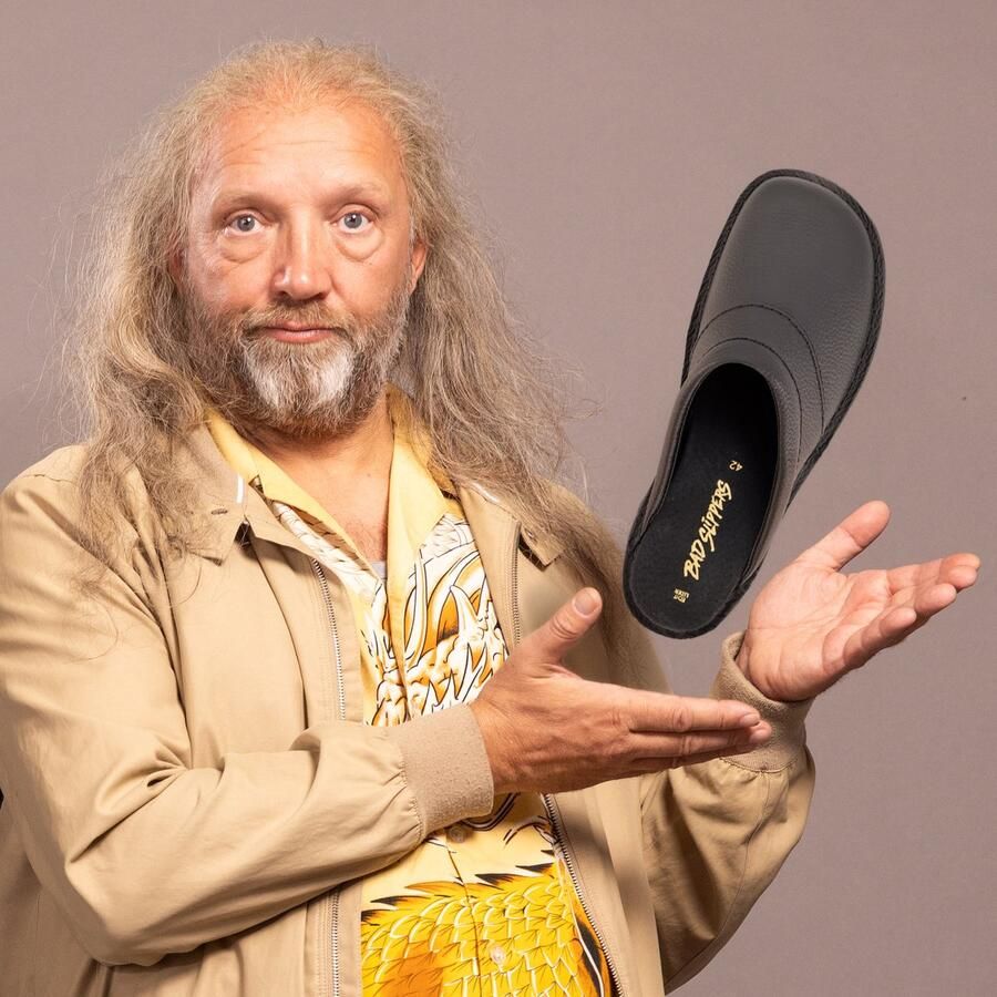 Scapino Heren Bad Slippers zwart