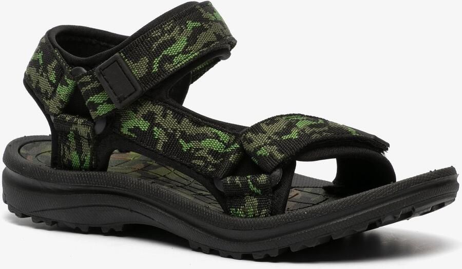 Scapino jongens sandalen met camouflageprint zwart