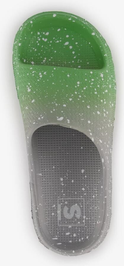 Scapino Kinder badslippers ombre grijs groen