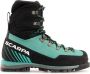 Scarpa Women's Mont Blanc Pro GTX Bergschoenen zwart turkoois - Thumbnail 1