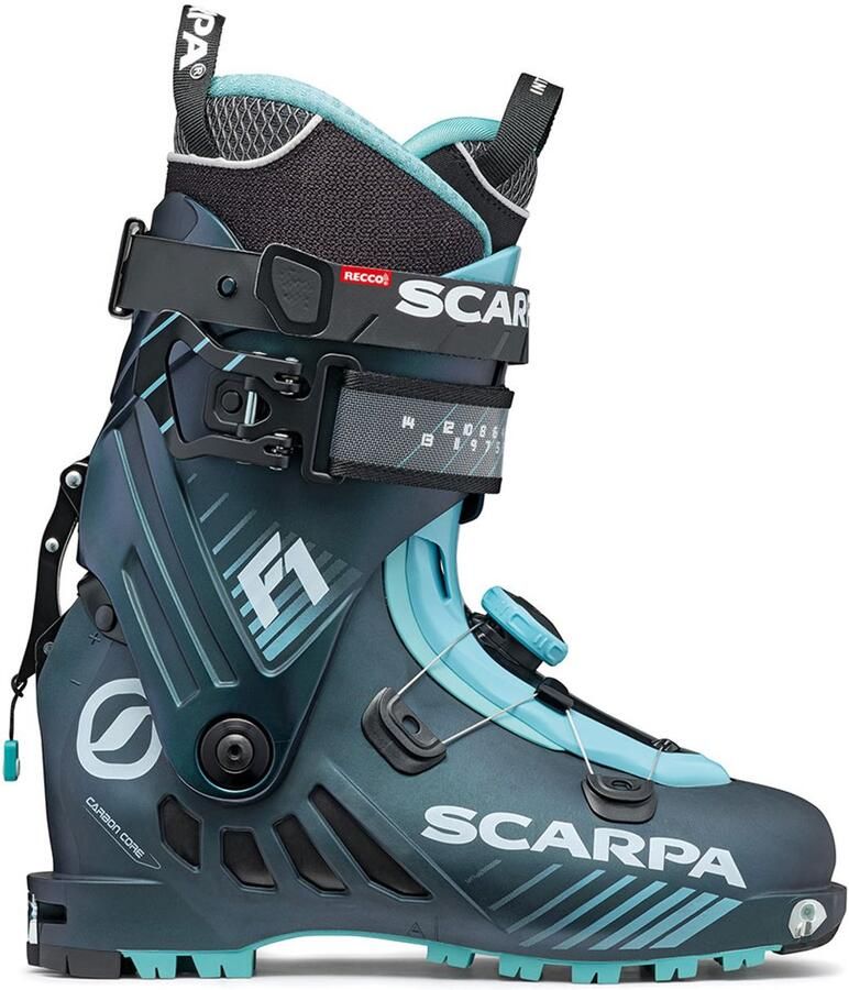 Scarpa F1 Skischoenen Voor Dames Blauw 24.5 Vrouw