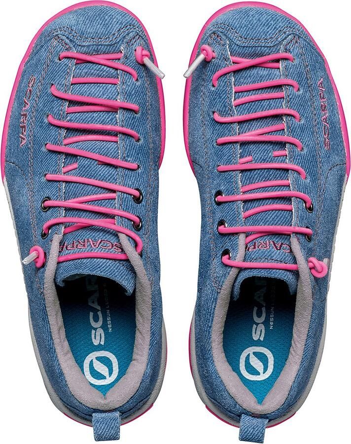 Scarpa Mojito Denim blue-fuxia neon Maat Kinder