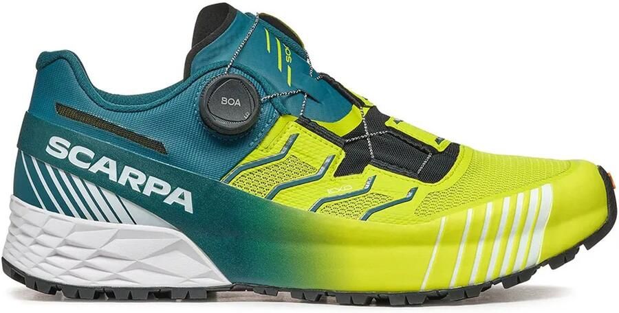 Scarpa Ribelle Run Kalibra Ht Trailschoenen Groen Geel 1 2 Man