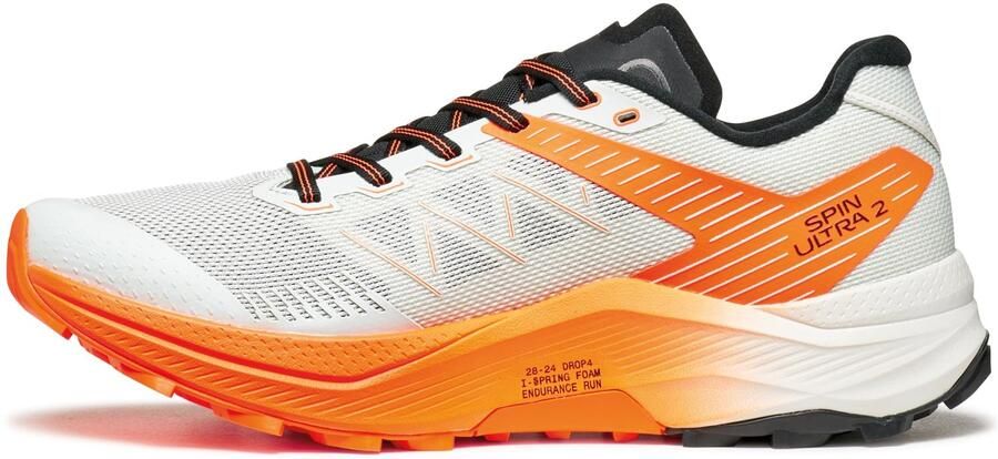Scarpa SPIN ULTRA 2 Hardloopschoen ice orange fluo
