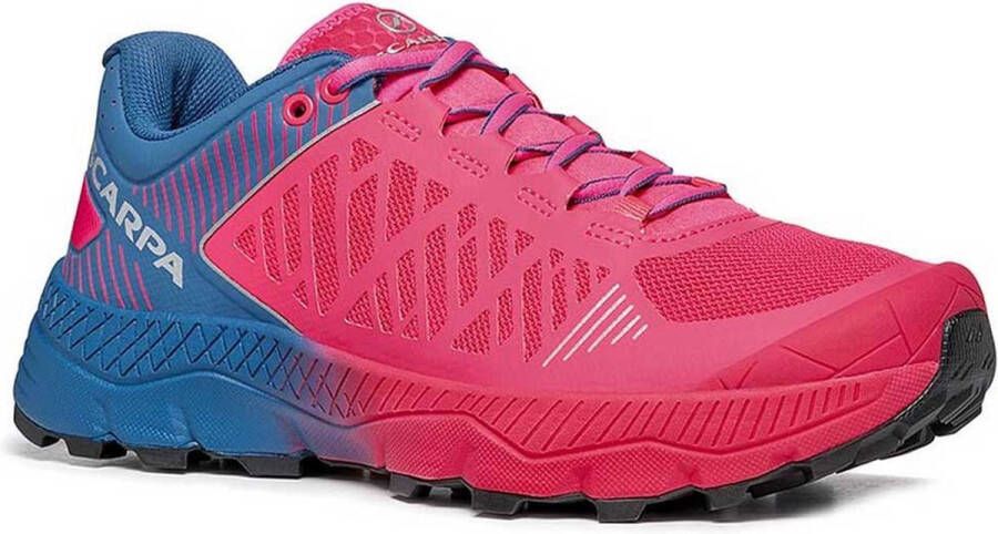 Scarpa Spin Ultra Trailrunningschoenen Blauw Roze Vrouw