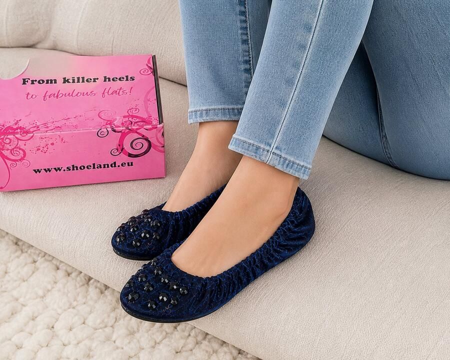 Shoeland Opvouwbare Ballerina s Dames Noodschoenen