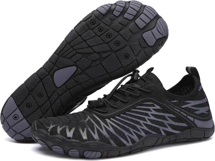 Schoenen voor dames uniseks blote voetschoenen waterschoenen sneldrogend drainagegaten strand zwemschoenen voor watersport outdoor