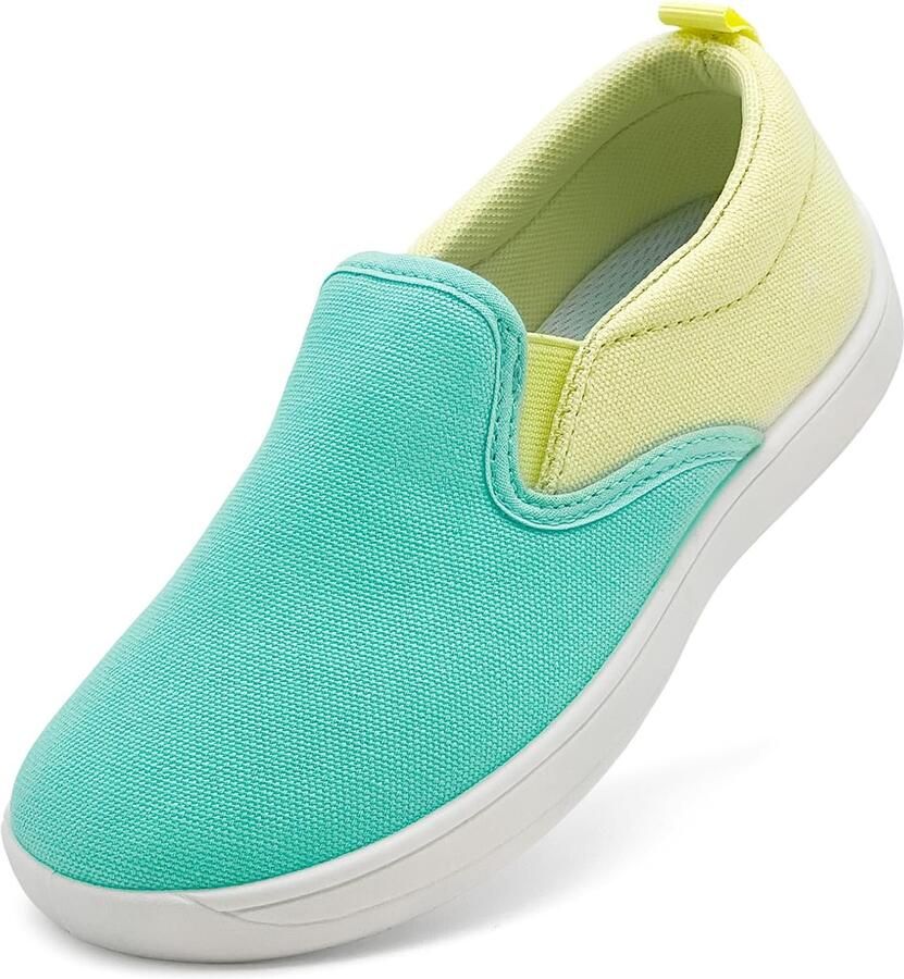Schoenen voor kinderen breed slip-on canvas