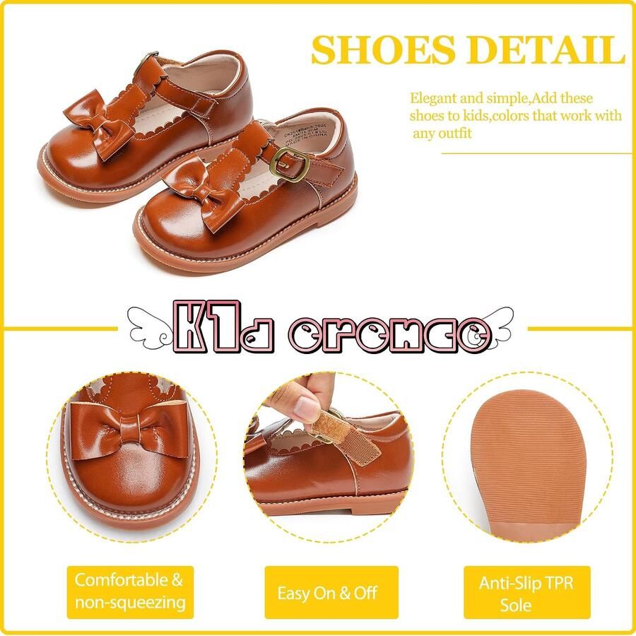 Schoenen voor meisjes school-oxfords Mary Jane (peuter kleuter)