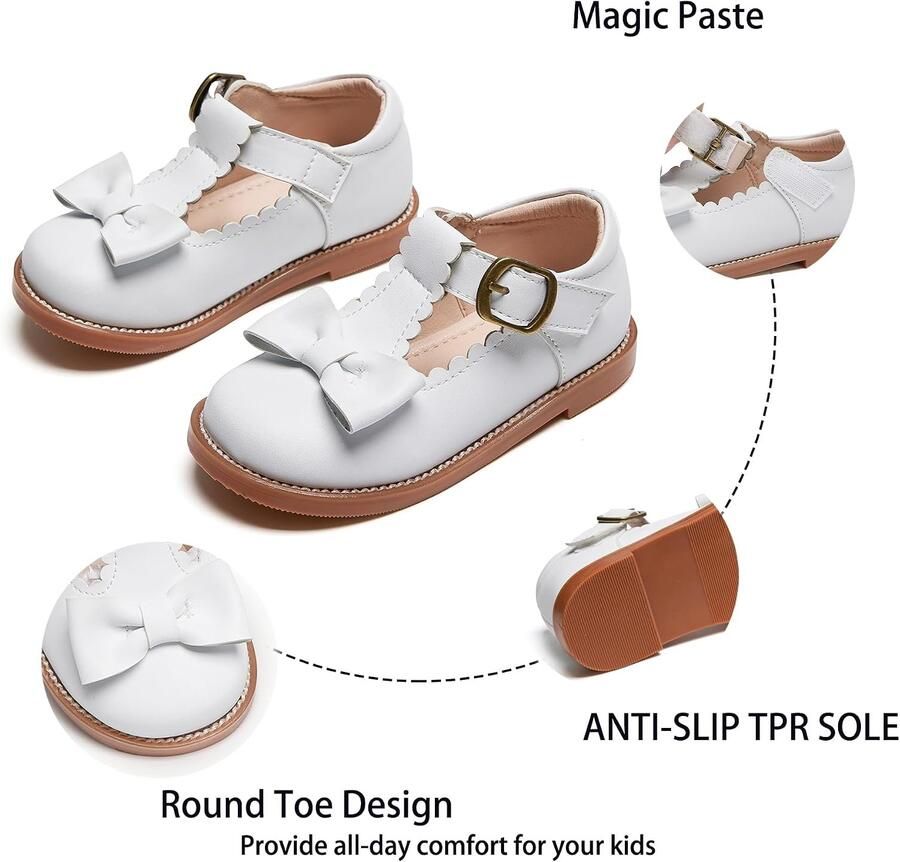 Schoenen voor meisjes school-oxfords Mary Jane (peuter)