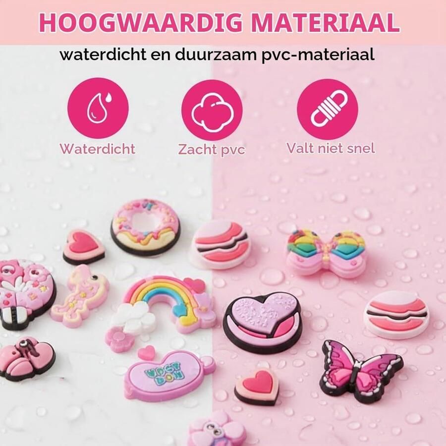 Schoenpinnen 50 stuks accessoires voor Crocs karikaturen en verpleegster leuke DIY decoraties m-winkel