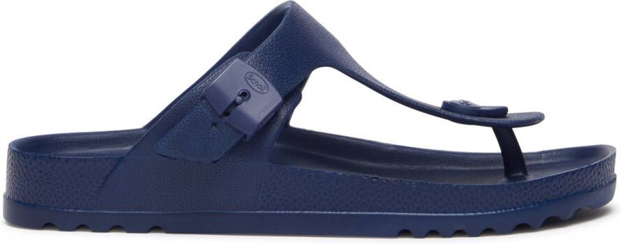 Scholl BAHIA FLIP-FLOP MAN DK BLUE Heren Slippers Donkerblauw
