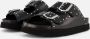 Scholl Beatriz Studs Sandalen zwart Leer Dames - Thumbnail 39
