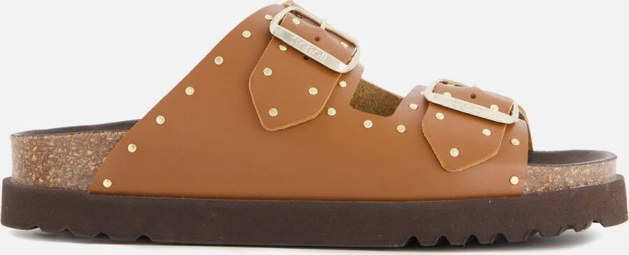 Scholl Beatriz Studs Sandalen cognac Leer Dames