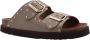 Scholl Slipper Women Noelle Chunky Suede Q Dark Beige - Thumbnail 20
